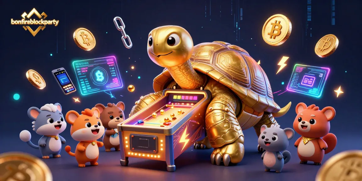 Experience the excitement of bonfireblockparty with animated casino elements and vibrant energy.